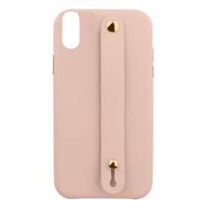 iPhone X/XS Letter Strap Case- Nude