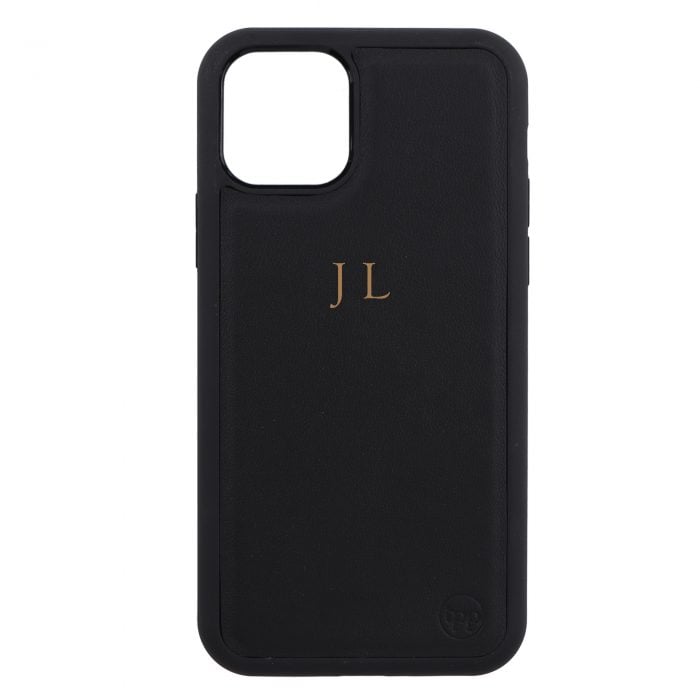 iPhone 11 Pro Max Nappa Leather Case - Black