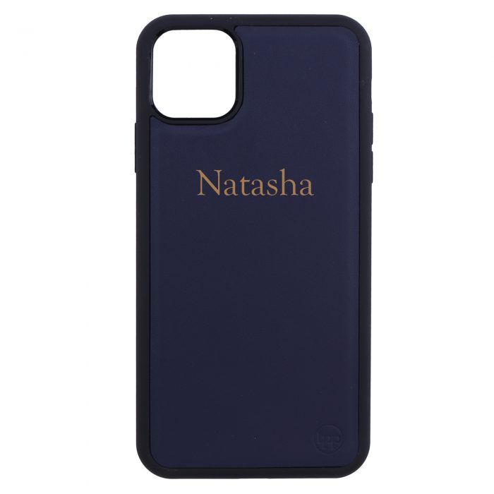 iPhone 11 Pro Max Nappa Leather Case - Black