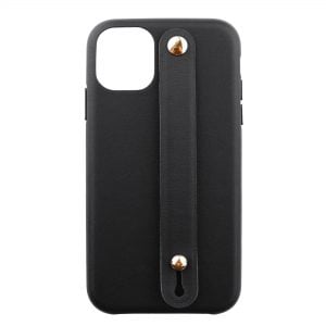 iPhone 11 Letter Strap Case- Black