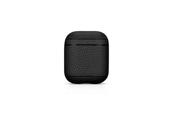 AirPods Leather Case- Grain Black