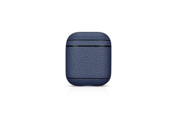 AirPods Leather Case- Grain Black