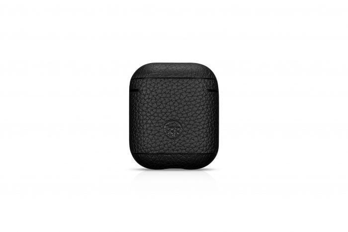 AirPods Leather Case- Grain Black