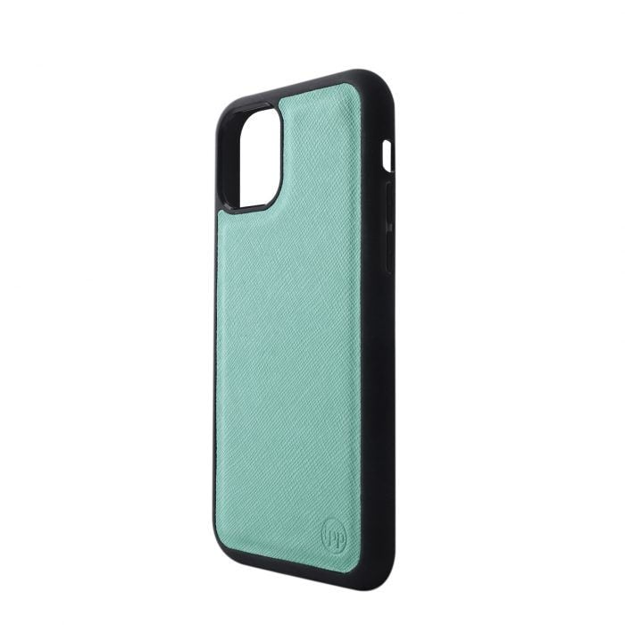 iPhone 11 Pro Saffiano Leather Case - Teal