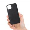 iPhone 11 Saffiano Leather Case – Black
