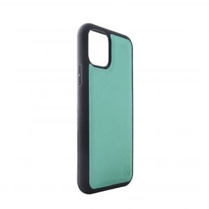 iPhone 11 Saffiano Leather Case - Black