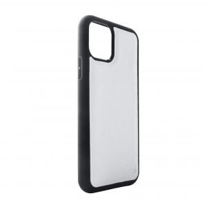 iPhone 11 Saffiano Leather Case - Black