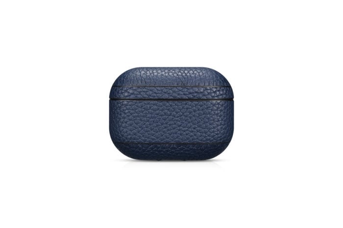 AirPods Pro Leather Case- Grain Navy Blue