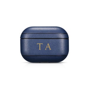 AirPods Pro Leather Case- Navy Blue