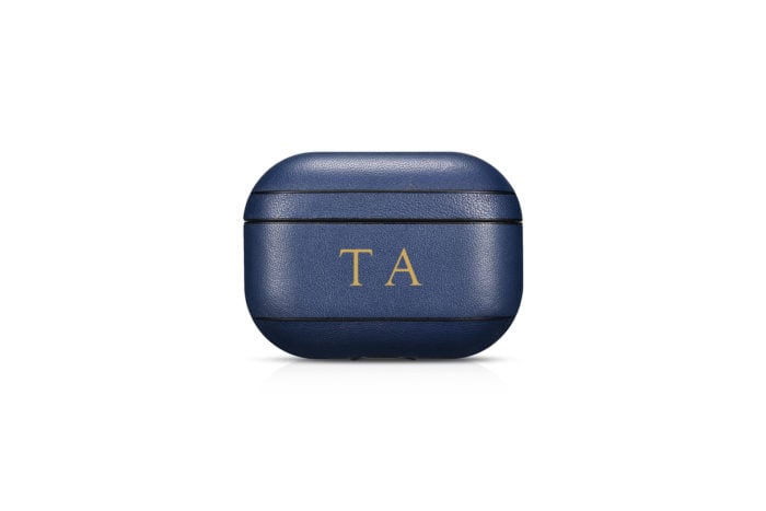 AirPods Pro Leather Case- Navy Blue