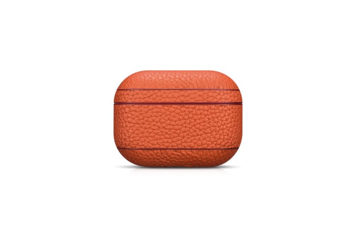 AirPods Pro Leather Case- Grain Orange