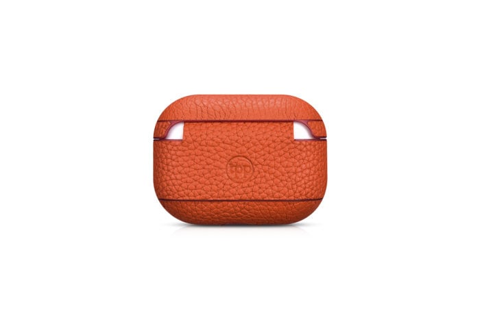 AirPods Pro Leather Case- Grain Orange