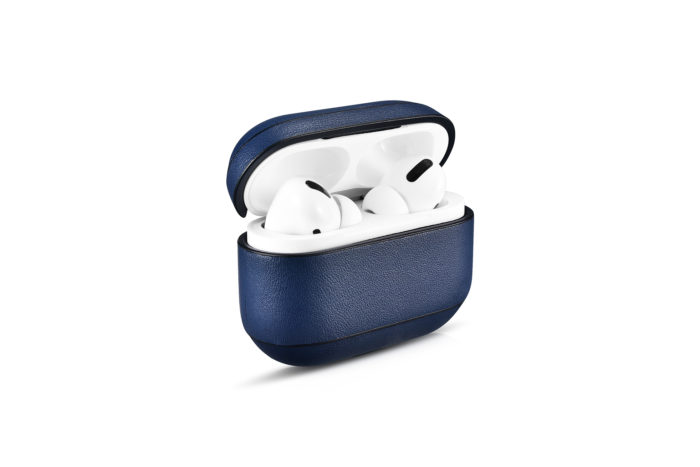 AirPods Pro Leather Case- Navy Blue