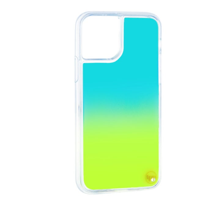 iPhone 11 Neon Sand Case- Yellow/Teal