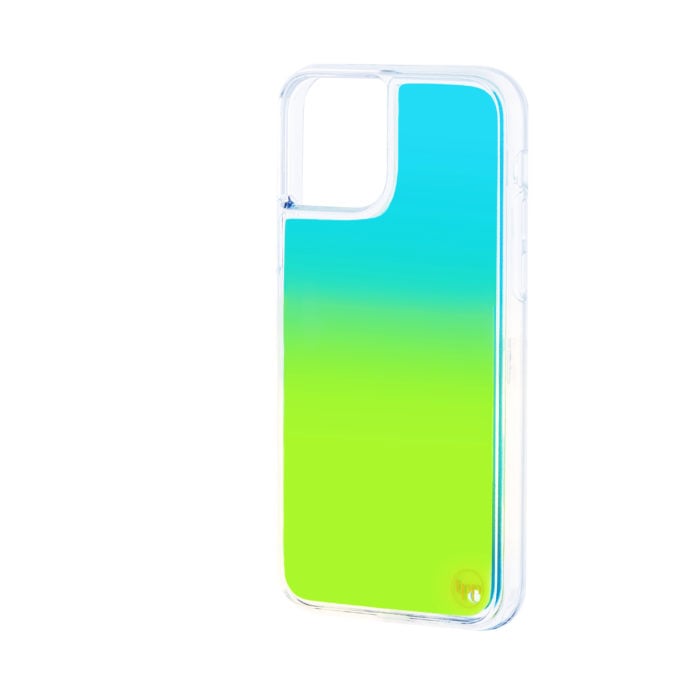 iPhone 11 Neon Sand Case- Yellow/Teal