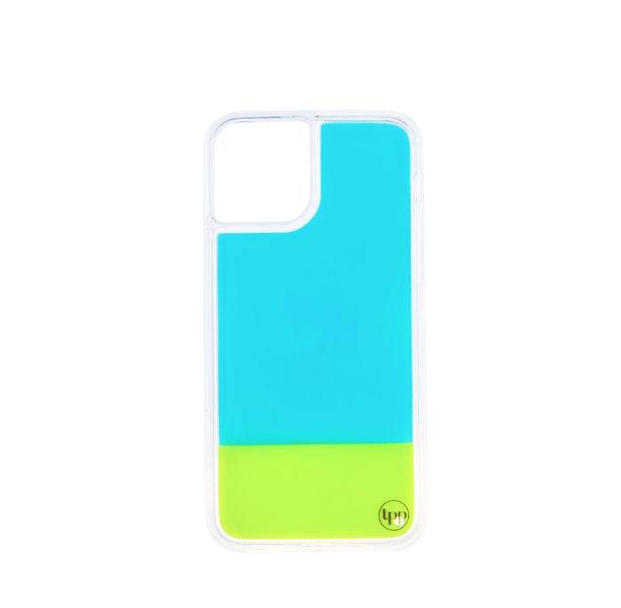 iPhone 11 Neon Sand Case- Yellow/Teal