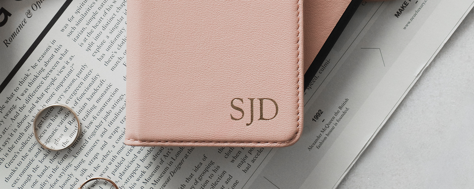 Personalised Leather Wallet Cases