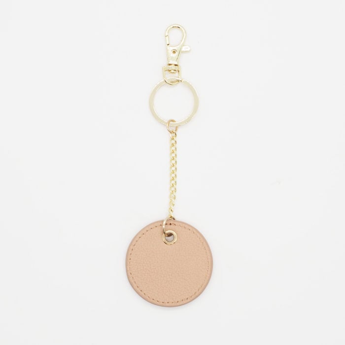 Chained Keyring- Nude