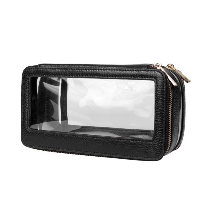 Clear Travel Case- Black