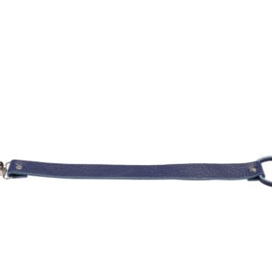 Leather Dummy Baby Strap- Blue