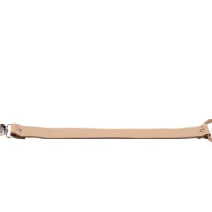 Leather Dummy Baby Strap- Nude