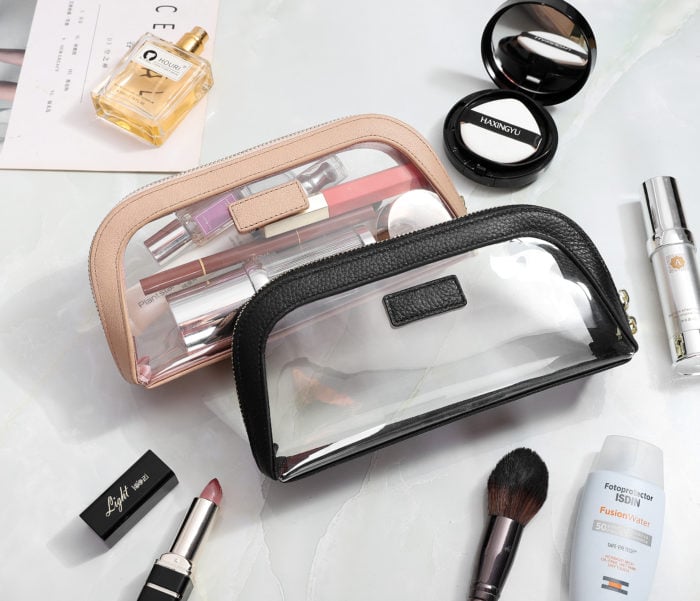 Clear Cosmetic Case Small- Nude