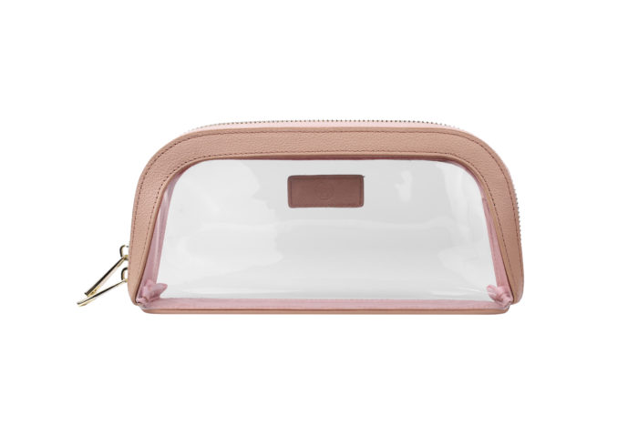 Clear Cosmetic Case Small- Nude