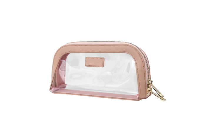 Clear Cosmetic Case Small- Nude