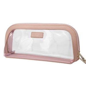 Clear Cosmetic Case Large- Nude