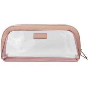 Clear Cosmetic Case Large- Nude