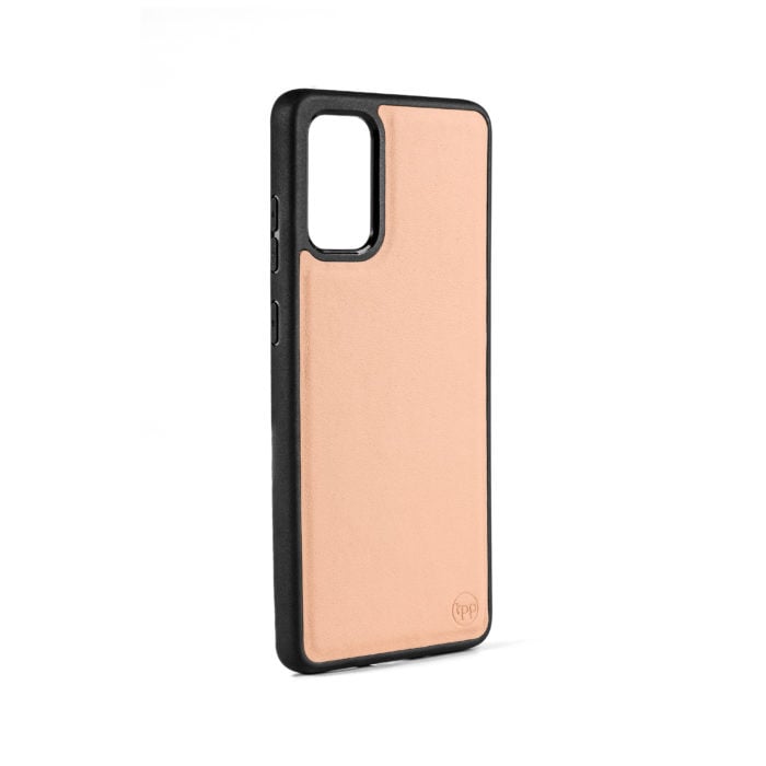 Samsung S20 Plus Nappa Leather Case - Nude