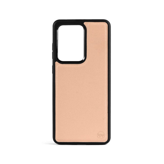 Samsung S20 Ultra Nappa Leather Case - Nude