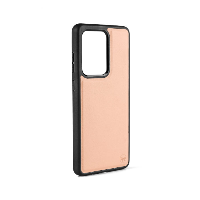 Samsung S20 Ultra Nappa Leather Case - Nude