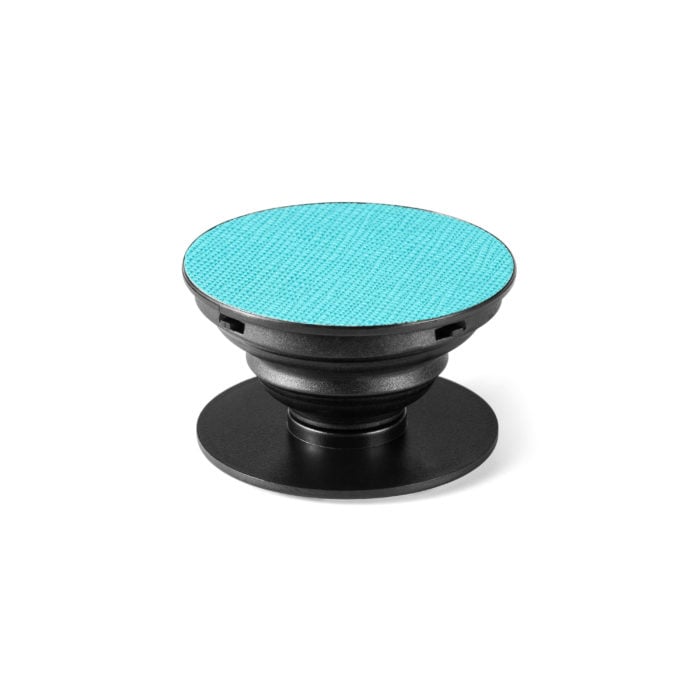 Phone Grips- Saffiano Aqua