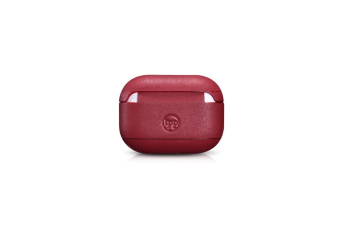 AirPods Pro Leather Case- Red