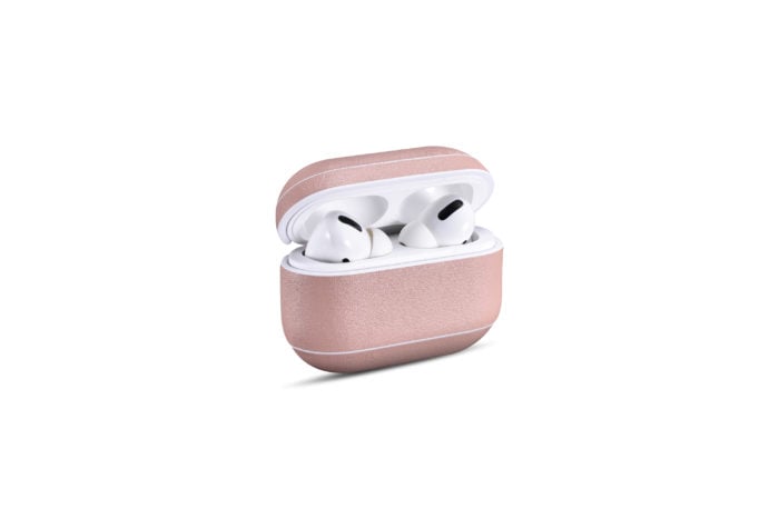 AirPods Pro Leather Case- Blush Nude