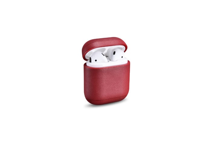 AirPods Leather Case- Red