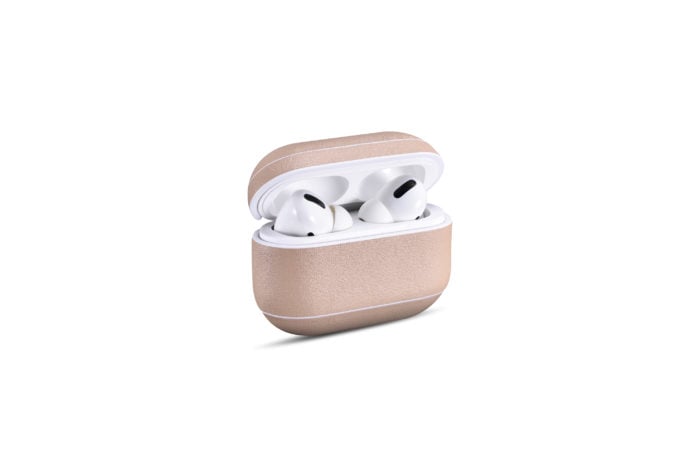 AirPods Pro Leather Case- Nude