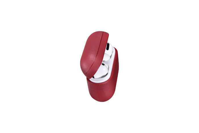 AirPods Pro Leather Case- Red