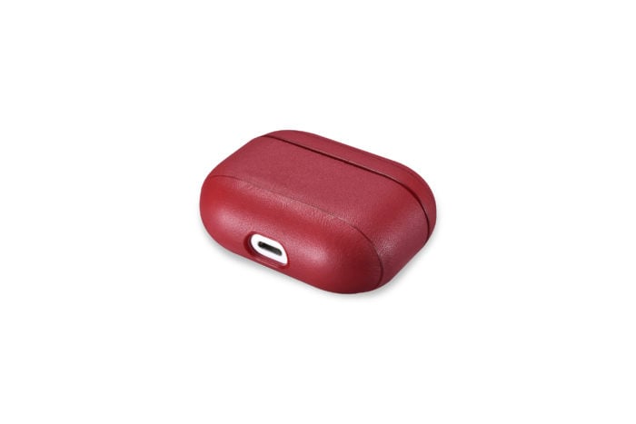 AirPods Pro Leather Case- Red