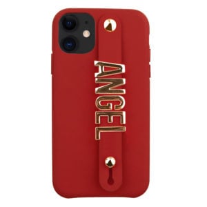 iPhone 11 Pro Letter Strap Case- Red