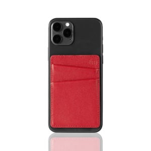 Slim Card Pocket Sleeve- Red