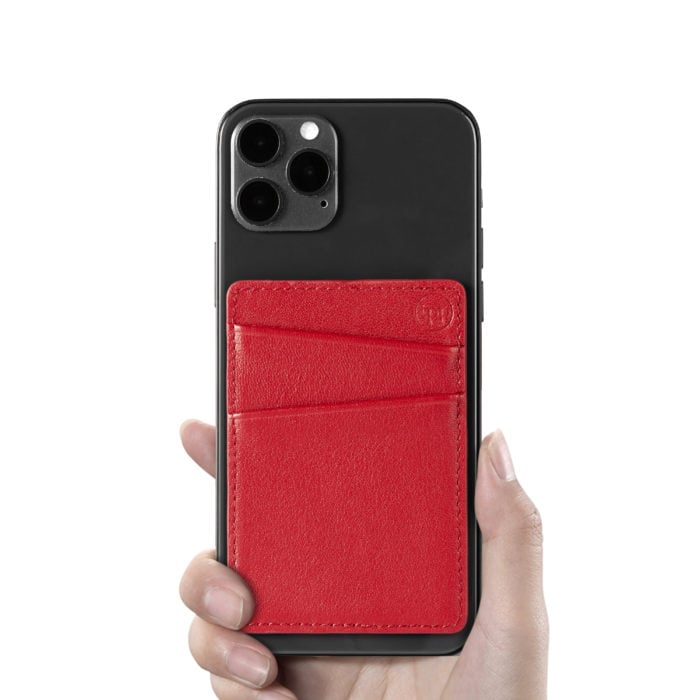 Slim Card Pocket Sleeve- Red