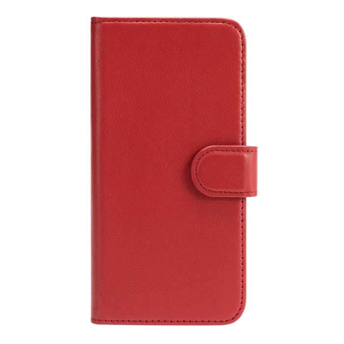 iPhone 11 Leather Wallet Case- Red