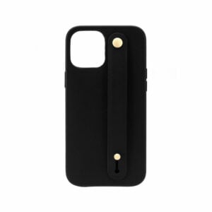 iPhone 12 Letter Strap Case- Black