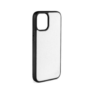 iPhone 12 Pro Max Saffiano Leather Case - White