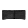 Bi-Fold Leather Wallet- Grain Black