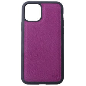 iPhone 11 Pro Max Saffiano Leather Case - Purple