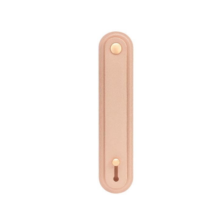 Leather Hand Strap (12.5cm)- Nude