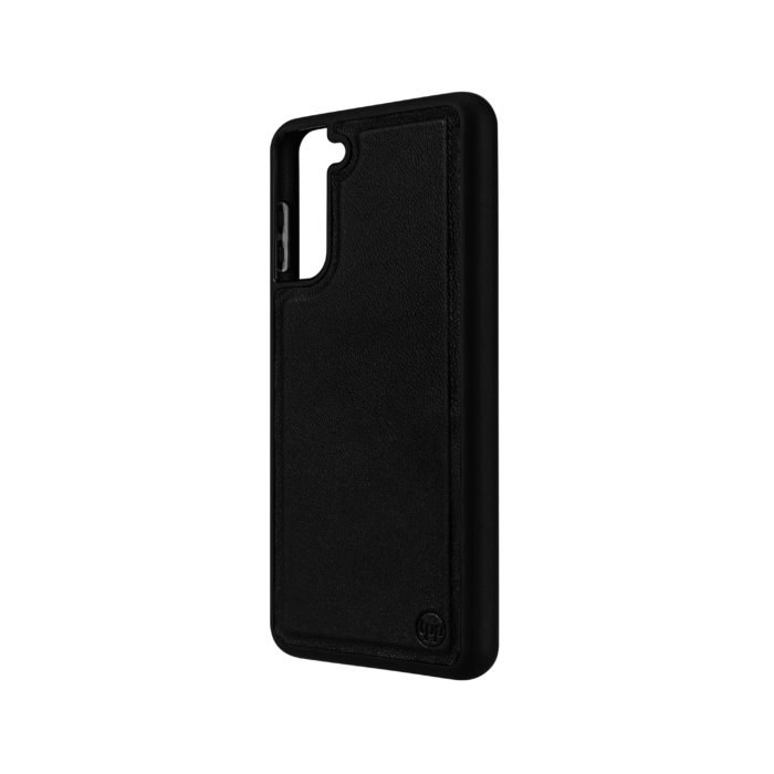 Samsung S21 Nappa Leather Case - Black